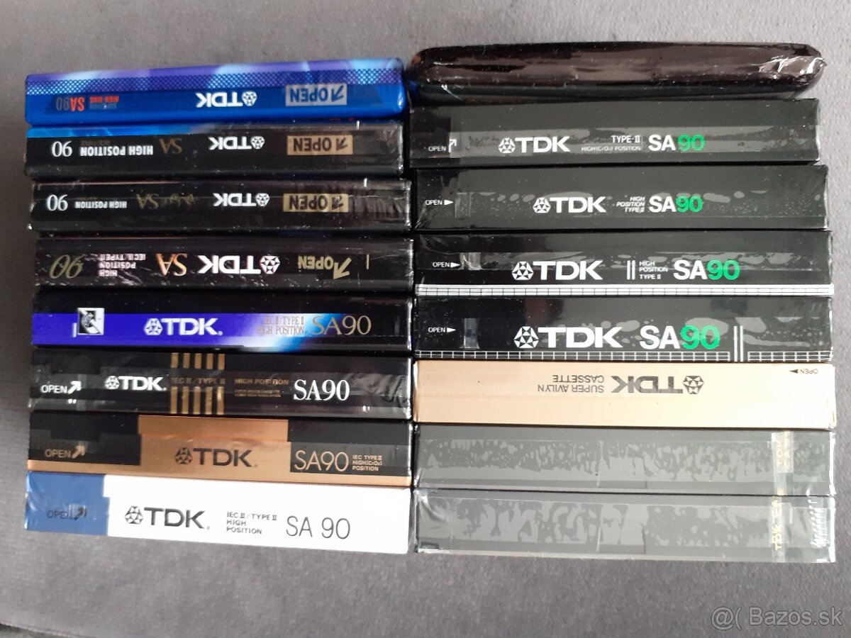 predám audiokazety TDK SA-90 typ II (chrom)reál foto - 4