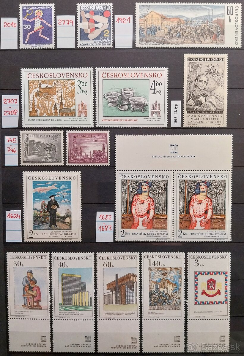 Známky ČESKOSLOVENSKO – 2 - 4