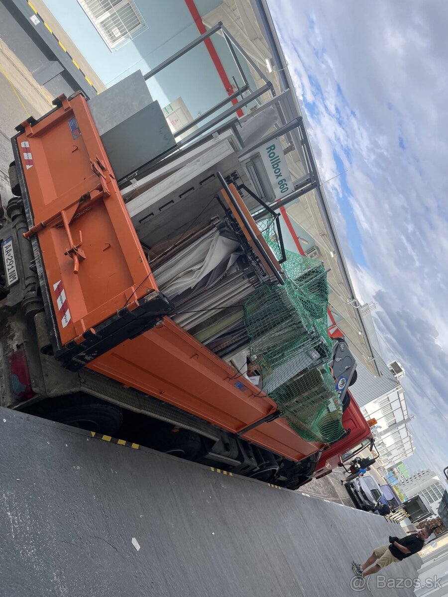 GINAF 8x4 hydraulicka ruka + rotator 2 kontajnery - 4