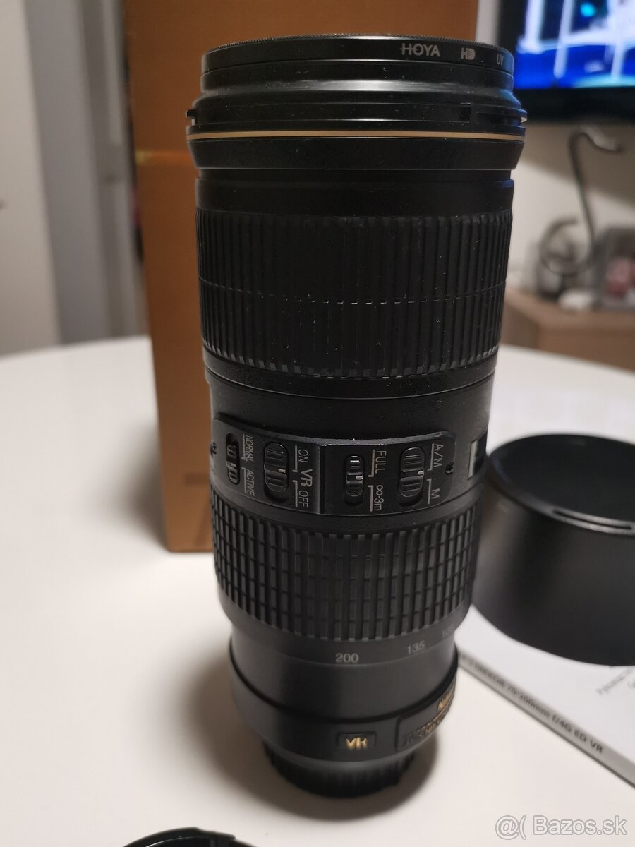 Predám objektív Nikon 70-200 f4 - 4