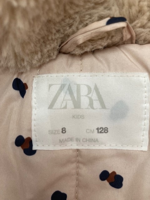 Dievčenský kožúštek ZARA vel. 128 - 4