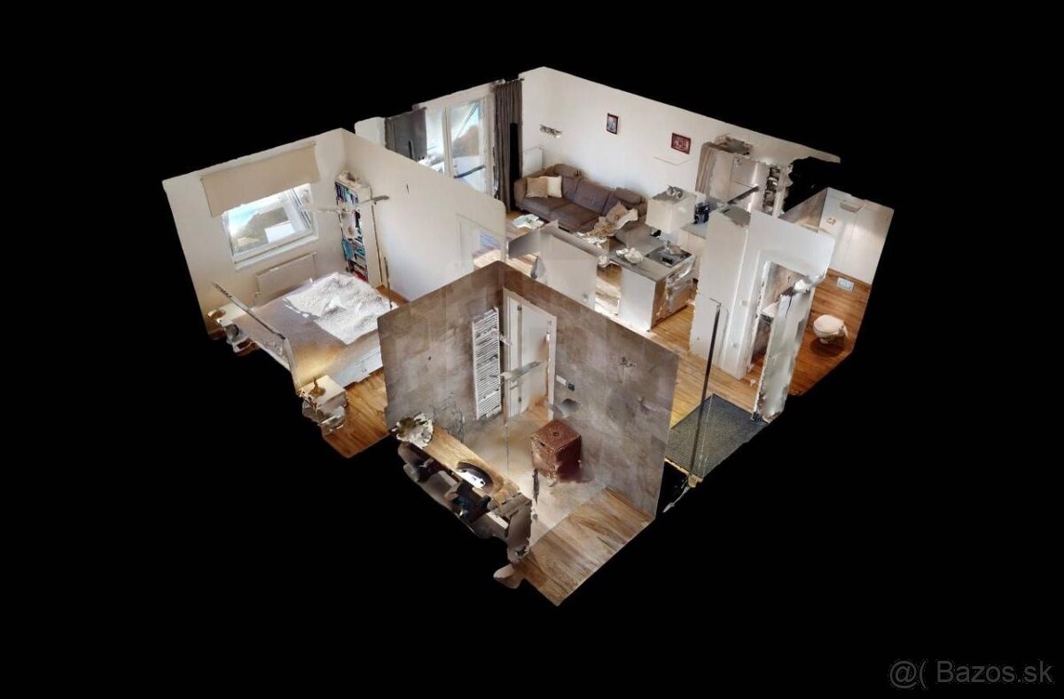 Na predaj 2 izbový byt s parkovaním, Kramáre , Vlárska ulica - 4