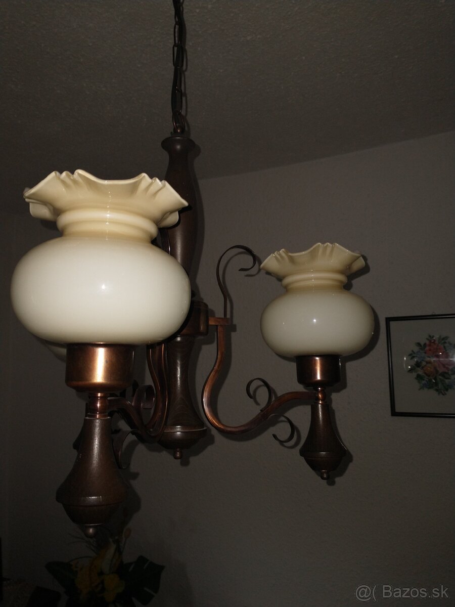 Predám rustikálny luster - 4