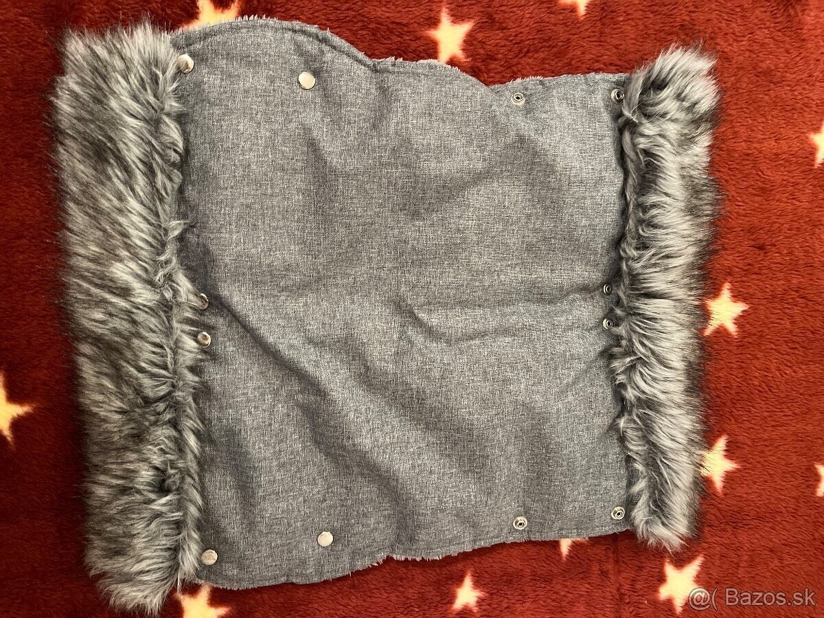 Rukávnik na kočík, sivý - 4