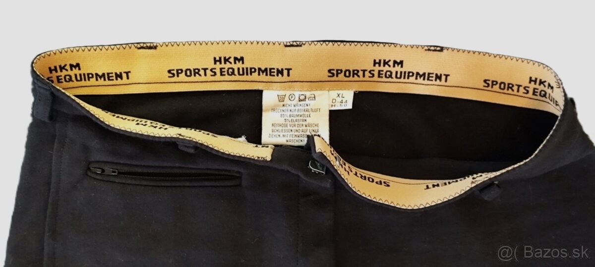 Pánske jazdecké nohavice čierne - 4