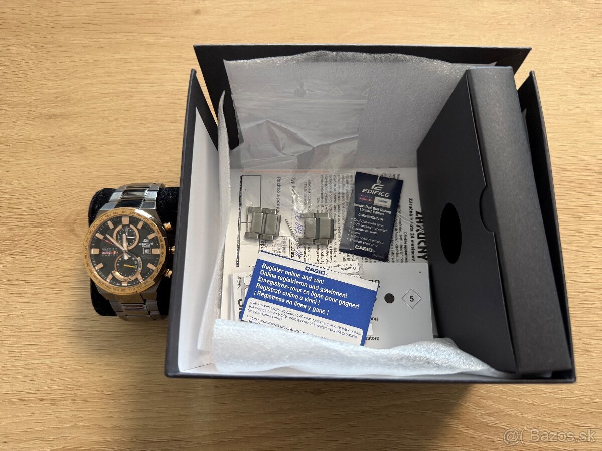 Predám hodinky Casio Edifice Red Bull Racing - 4