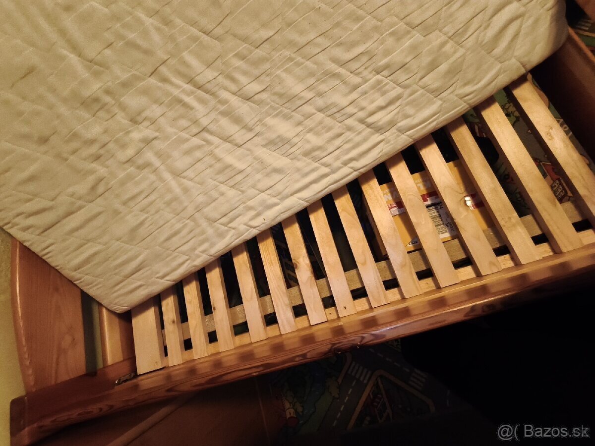 Detská posteľ z masívu + matrac - 4