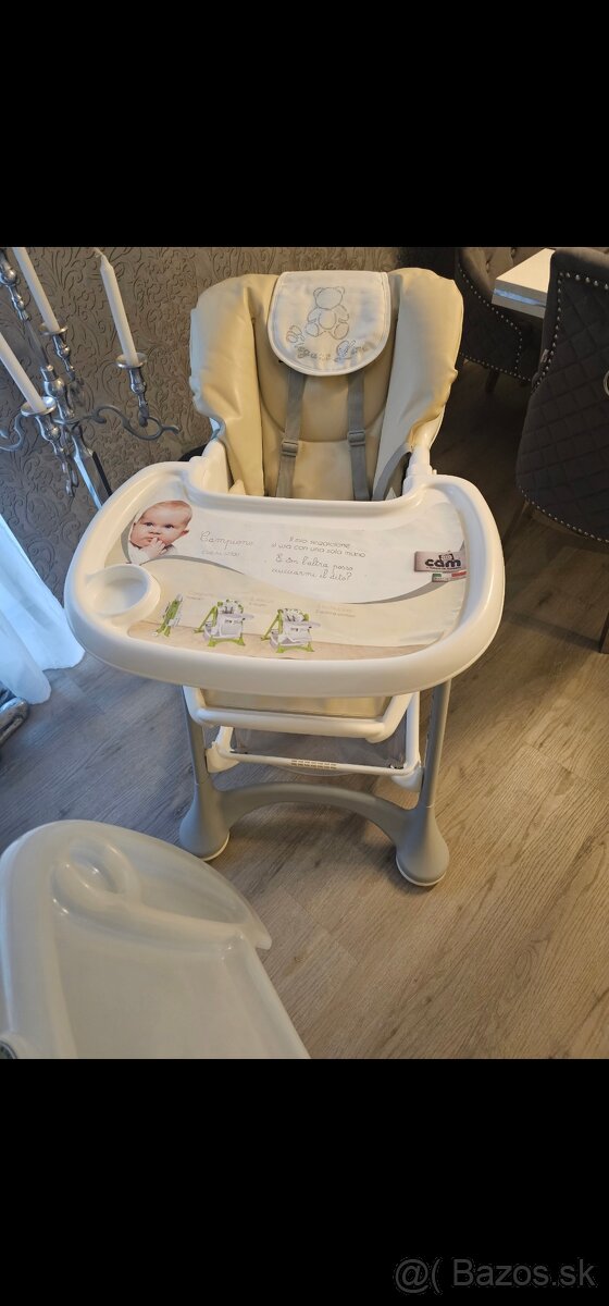 Detská jedálenská stolička CAM SWAROVSKI - 4