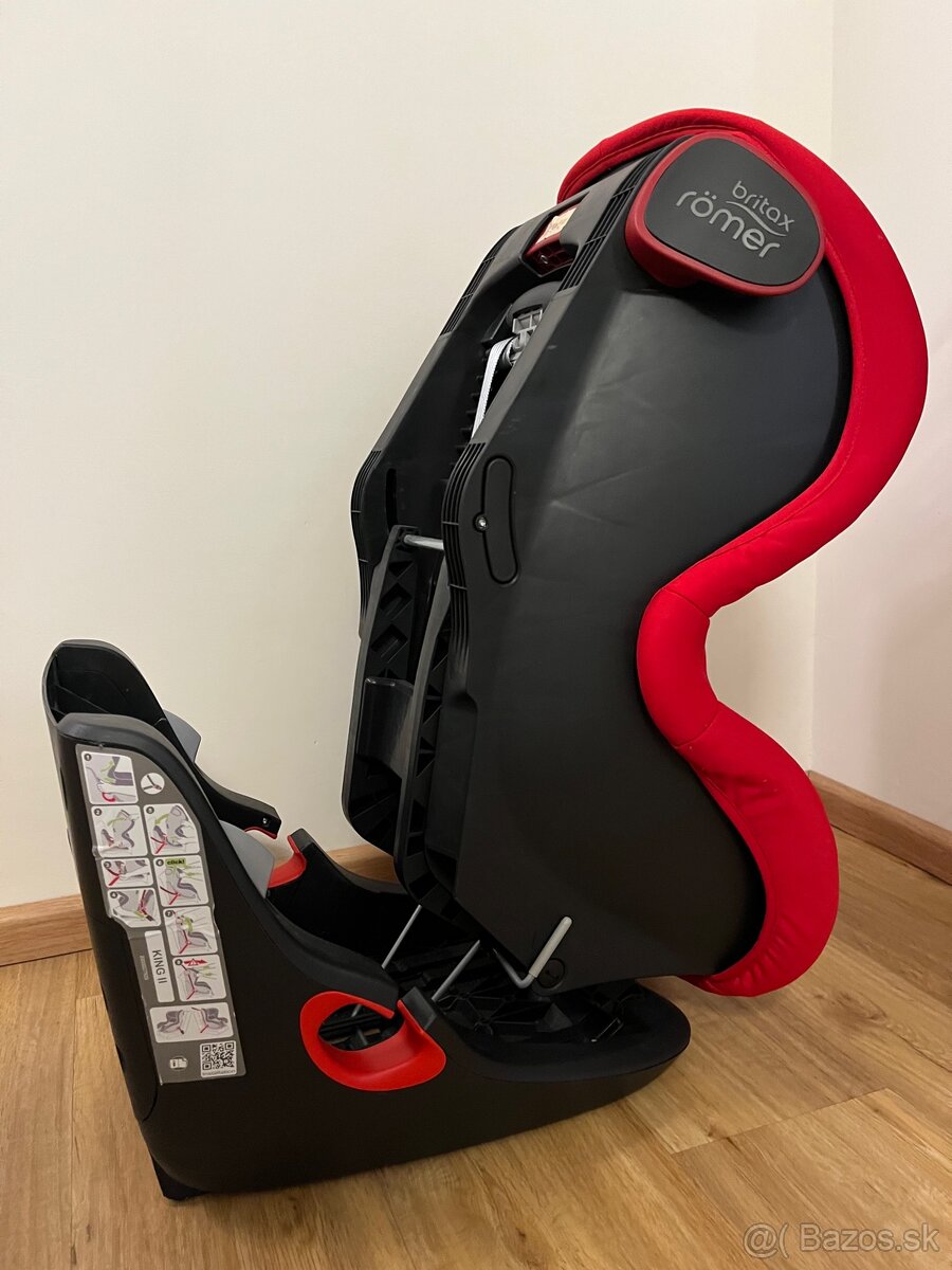 Autosedačka BRITAX RÖMER King II Black/FireRed - 4