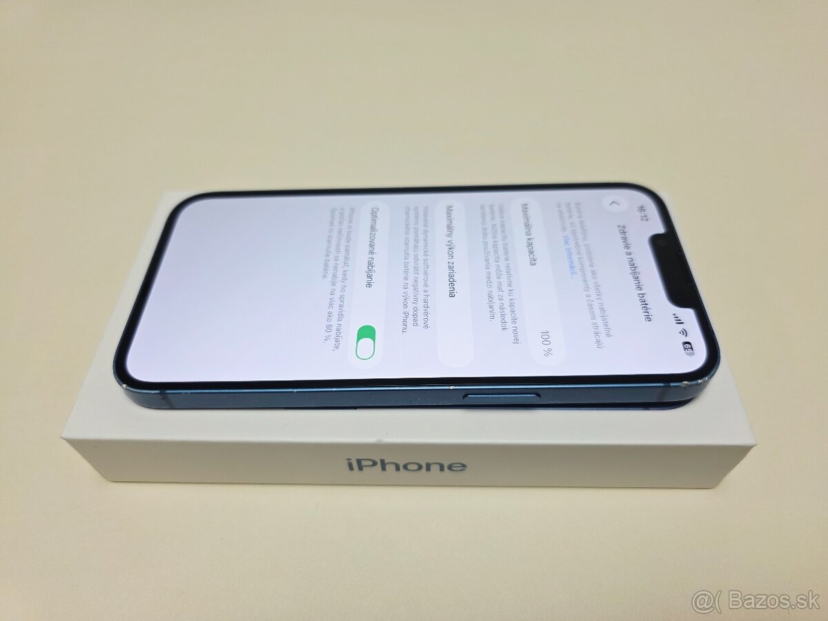 Predám Apple iphone 13 128gb BLUE ,BATÉRIA 100% - 4