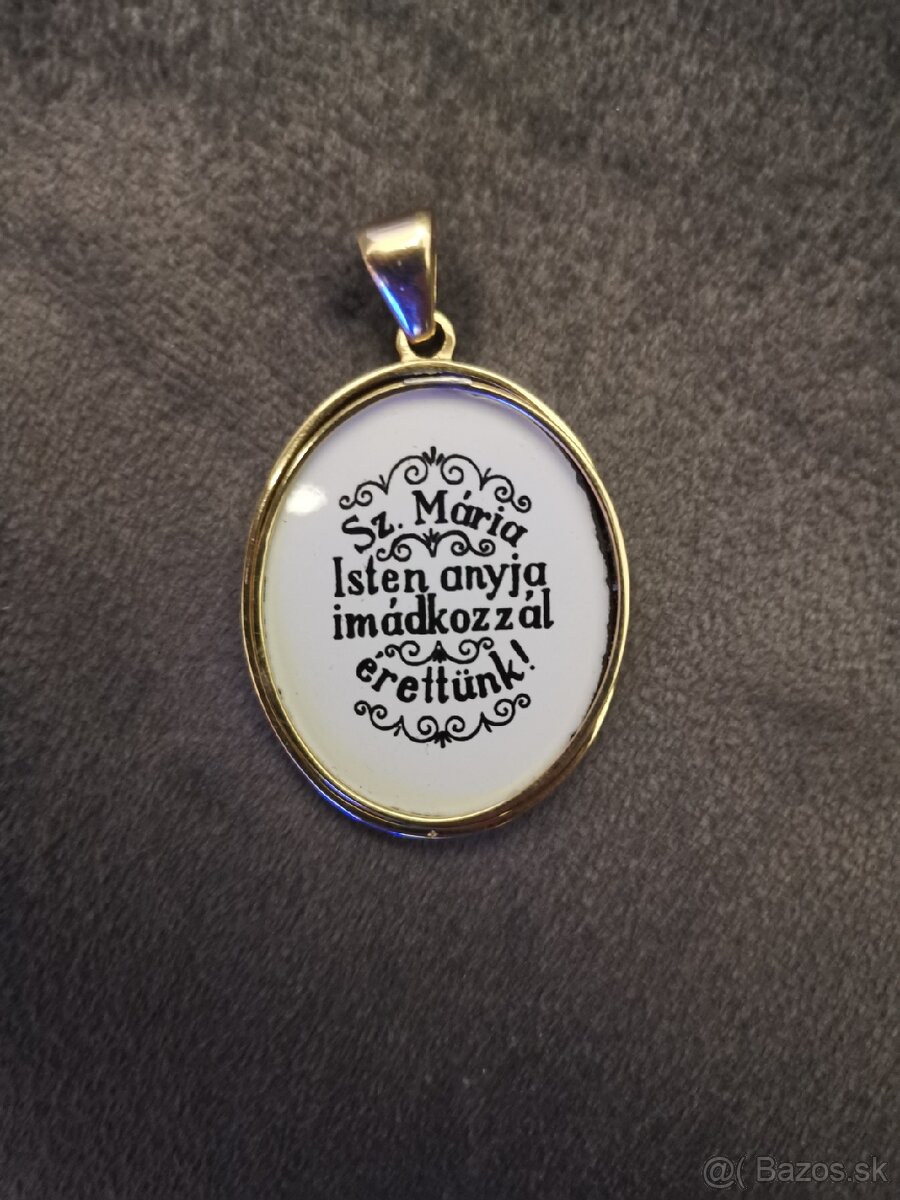 Prívesok madonka, 14k zlato - 4