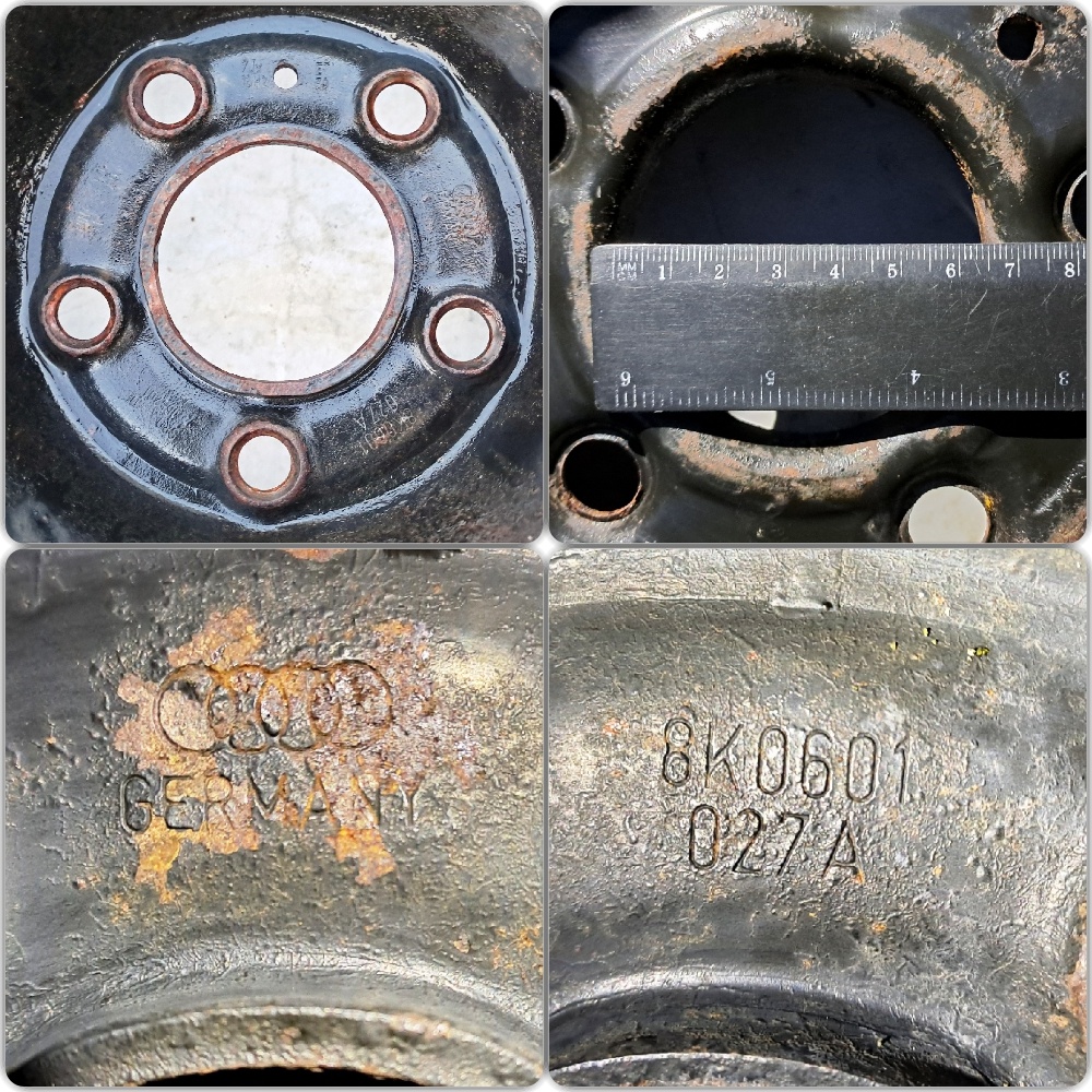 5x112 AUDI Originál Zimná Sada-Disky Puklice Pneu 225/55R16 - 4