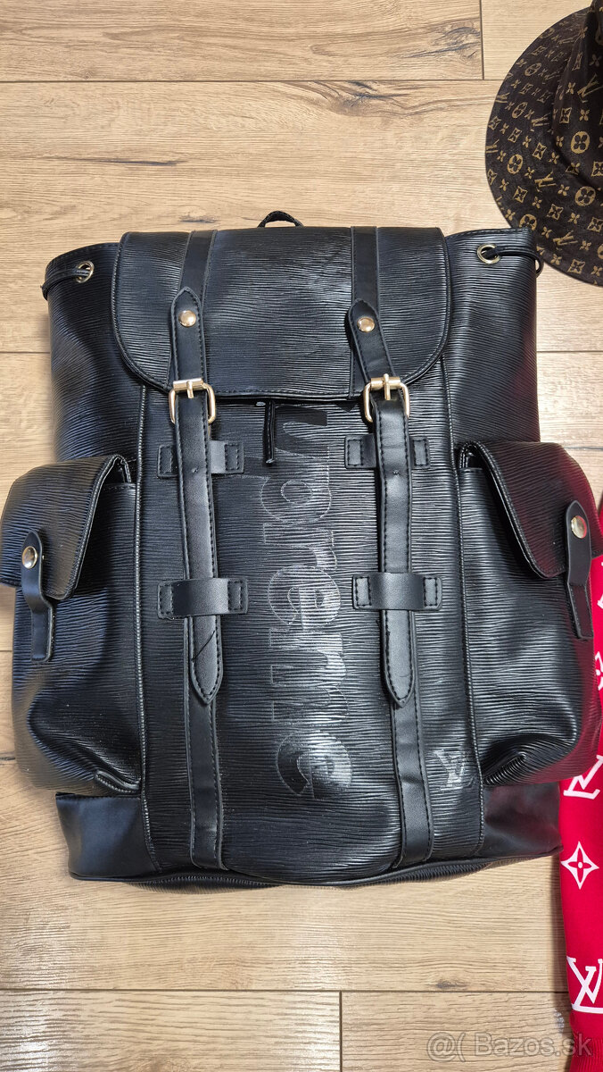 Louis Vuitton Supreme set - šnúrky Supreme zdarma - 4