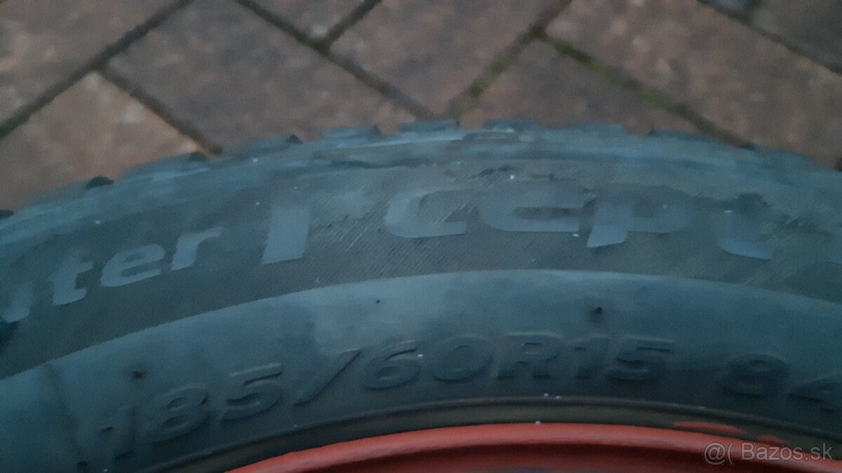 Zimne pneu185/60 r15 - 4