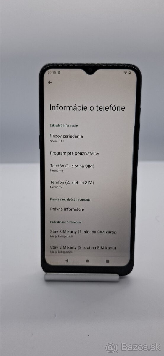 Predám mobilný telefón NOKIA G11 model TA1401 - 4