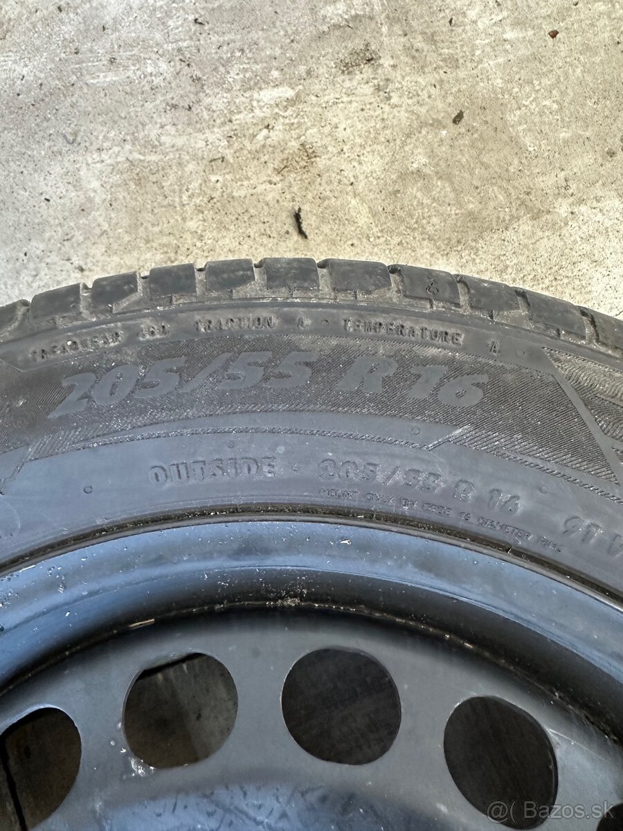 Plechové disky 5x112 205/55 R16 - 4