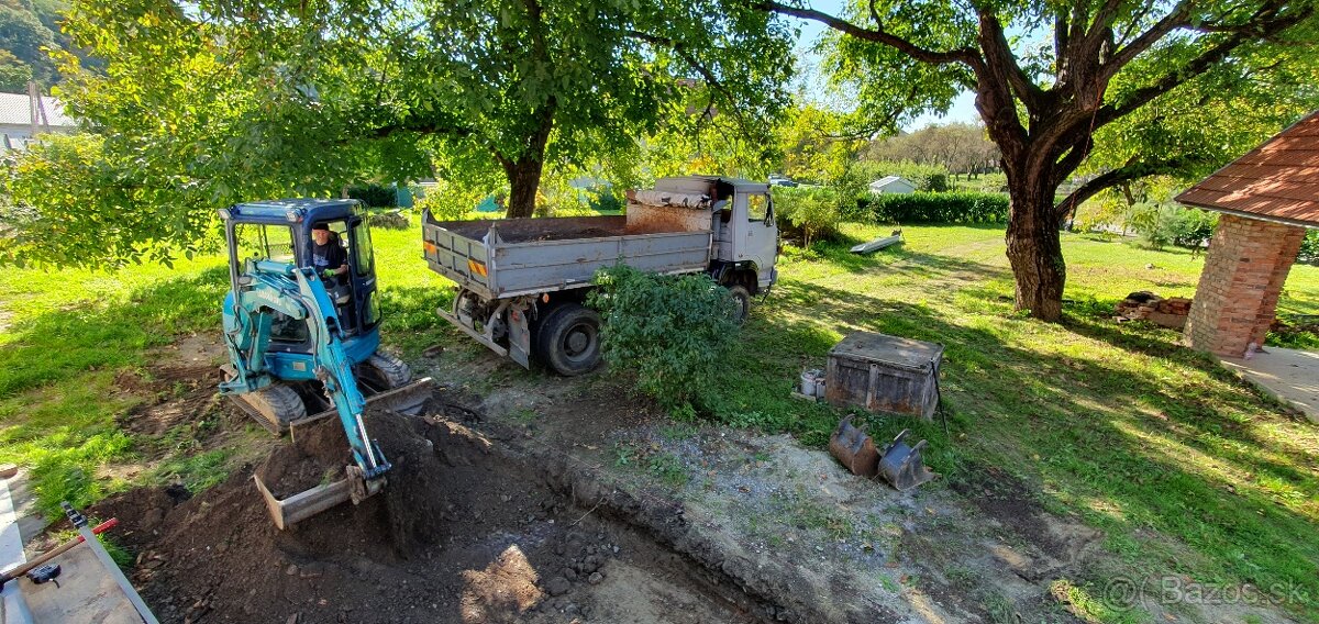 Výkopové práce, Nákladná autodoprava, Hydraulická ruka - 4