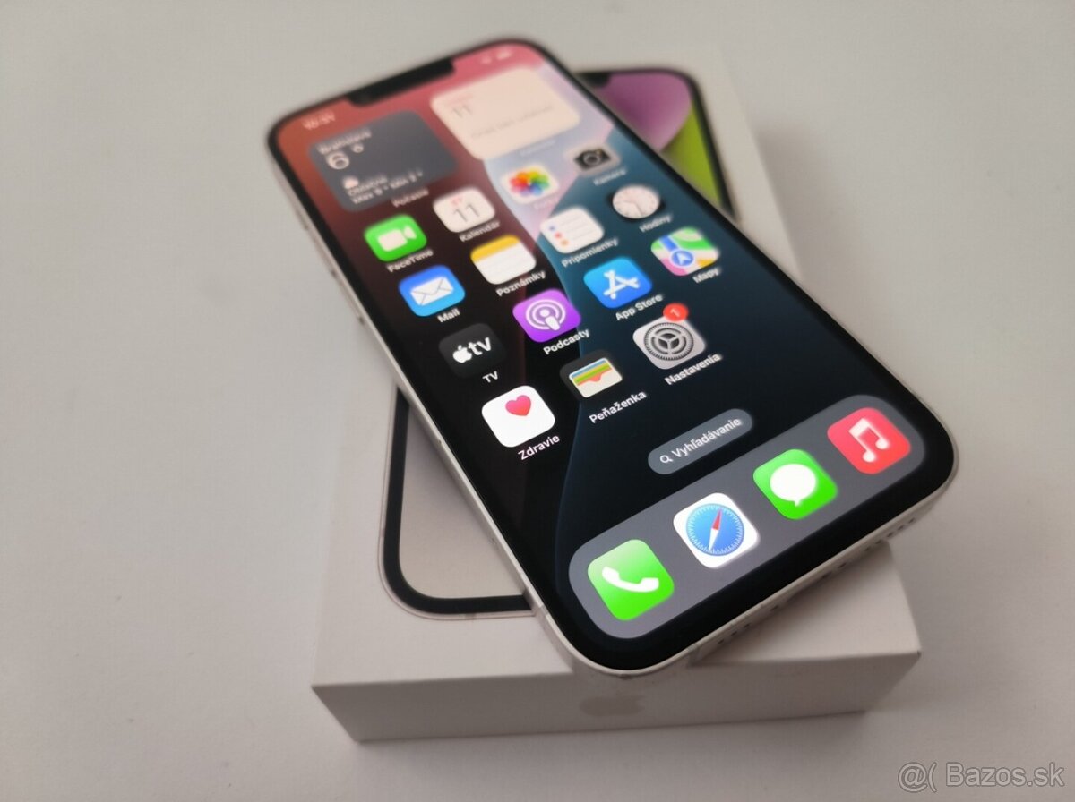 apple iphone 14 128gb Starlight / Batéria 100% - 4