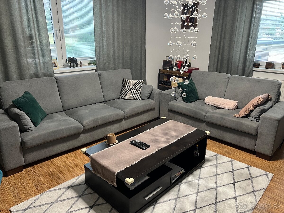 Predám - sedacia súprava 3+2+1 značky FINES - 4