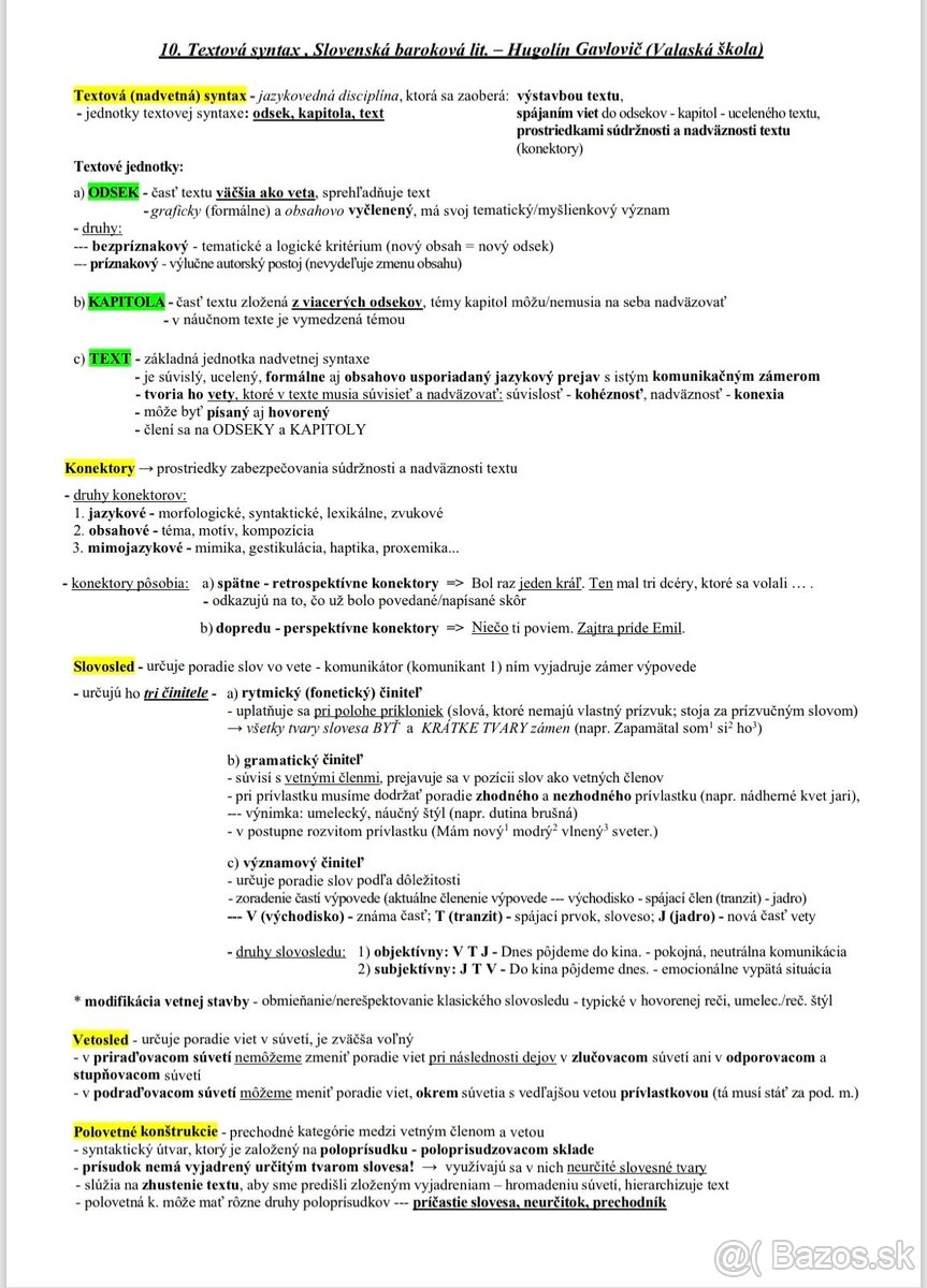 Maturitné otázky SJ/LIT - 4