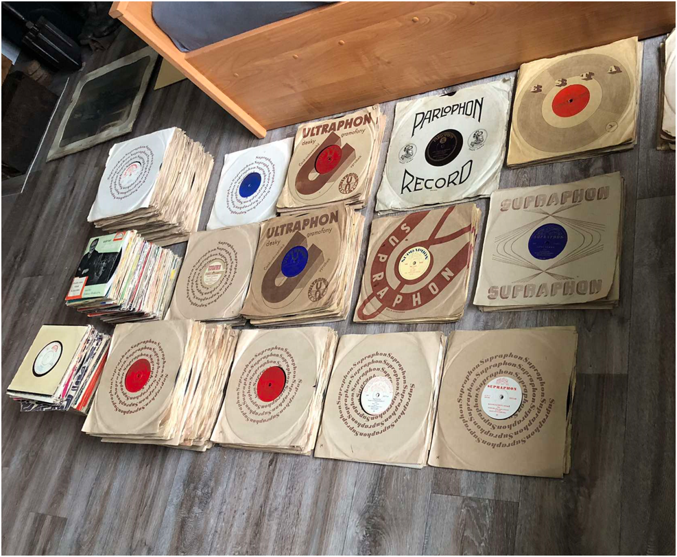 STAROŽITNÉ ORIGINÁLNE GRAMOFÓNOVÉ DOSKY - 4