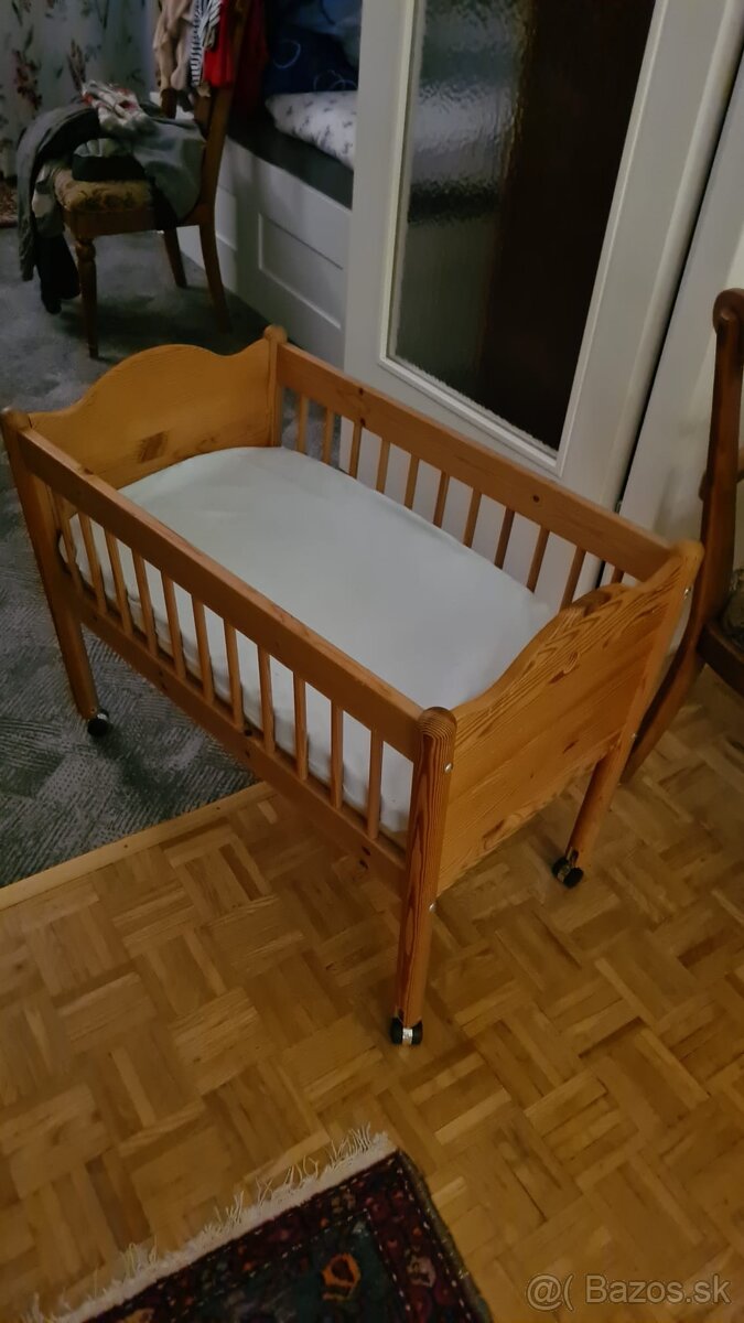 Predám postieľku/kolísku IKEA - 4
