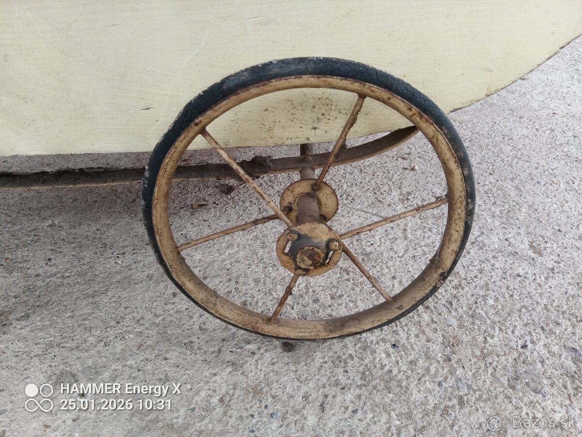 Historický kočík pre bábiky - 4