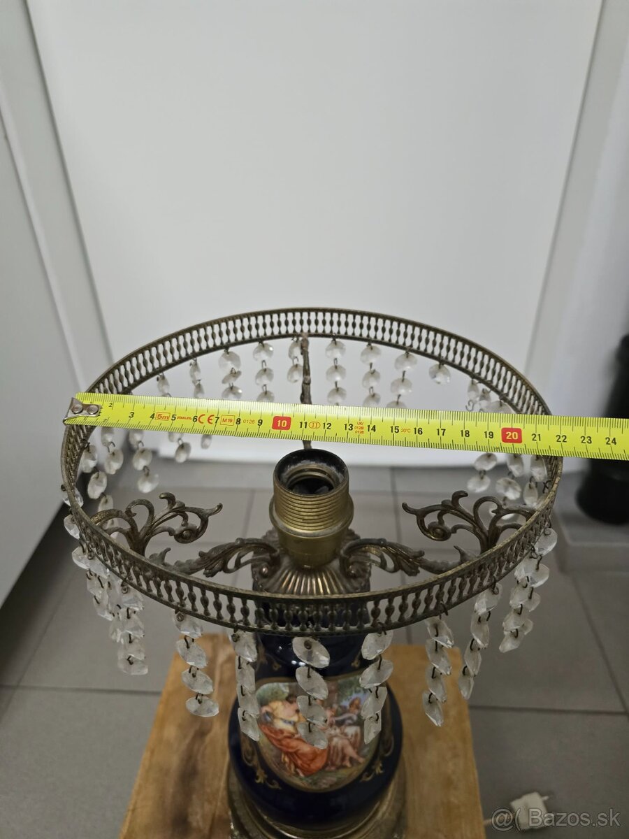 Porcelánová lampa. - 4