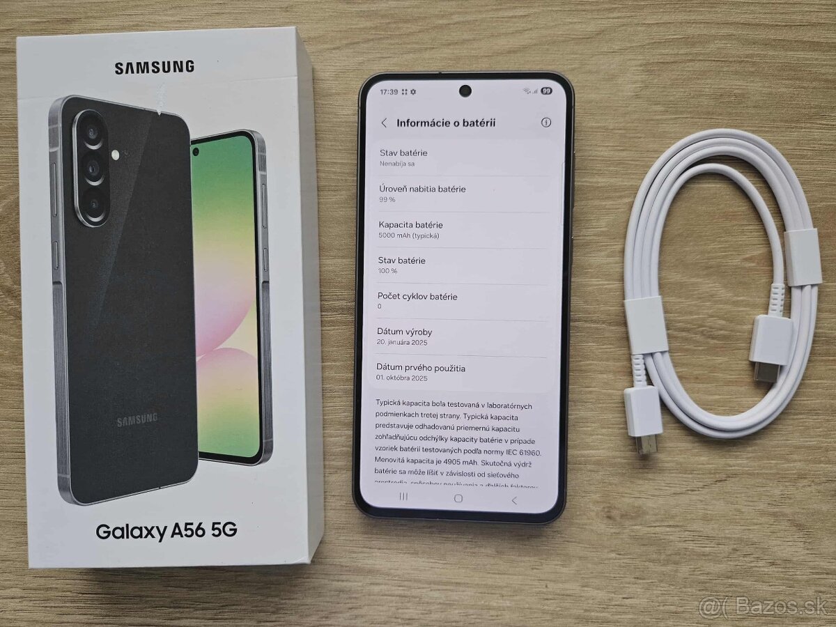 Samsung Galaxy A56 5G 8GB/128GB, cierny,top, ako novy,zaruka - 4