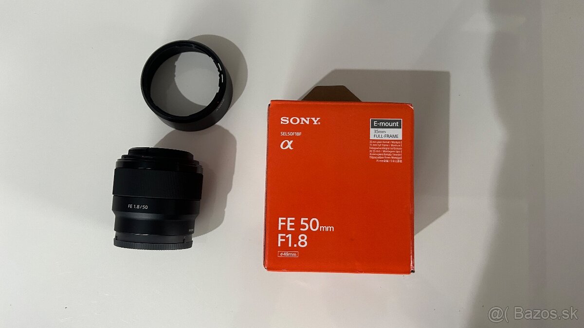 Sony FE 50mm 1.8f - 4