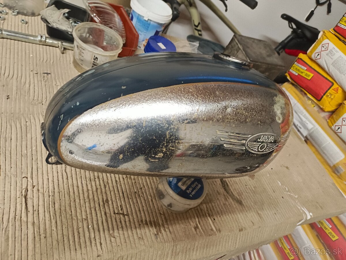 jawa sport originál modrá nádrž - 4