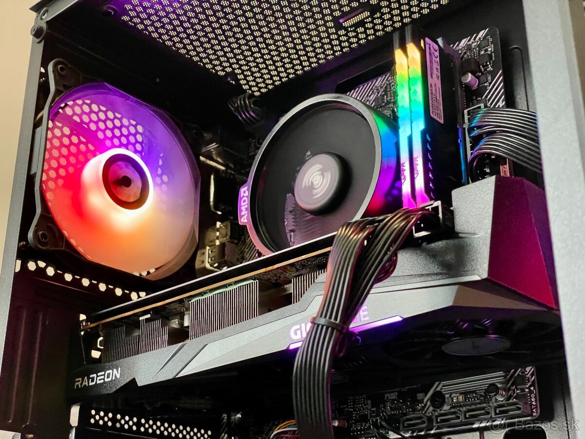 Herný PC Ryzen 5 5500,RX 6700 XT,16GB RAM,512GB SSD - 4