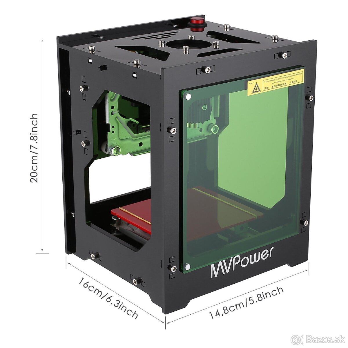 Laserový Gravírovací Stroj 1500mW - 4