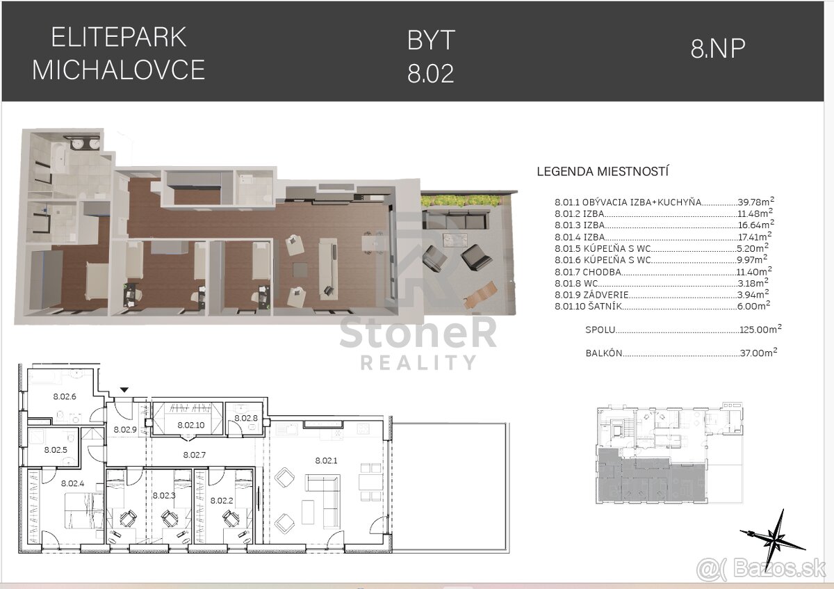 Predaj 4 izbového bytu - ELITE PARK - 4