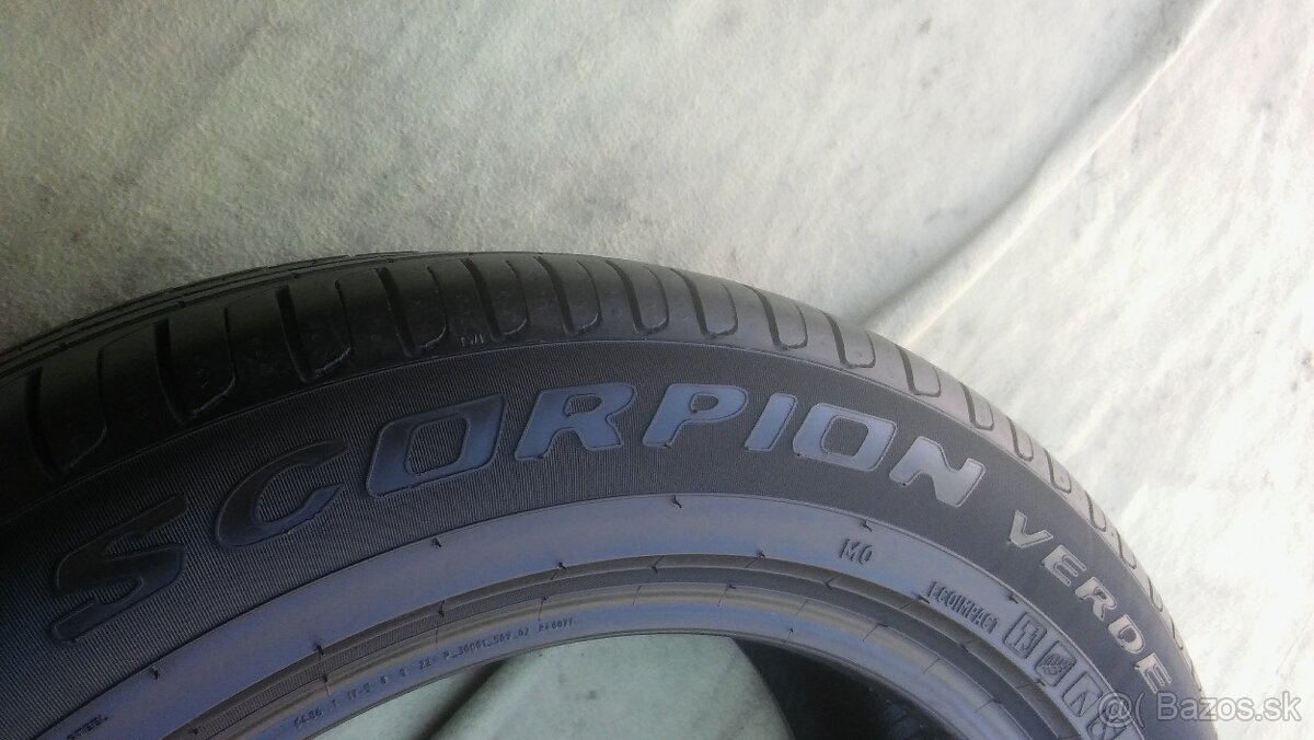 letné 235/55 r19 Pirelli Scorpion Verde - 7,8 mm - kúpa 2024