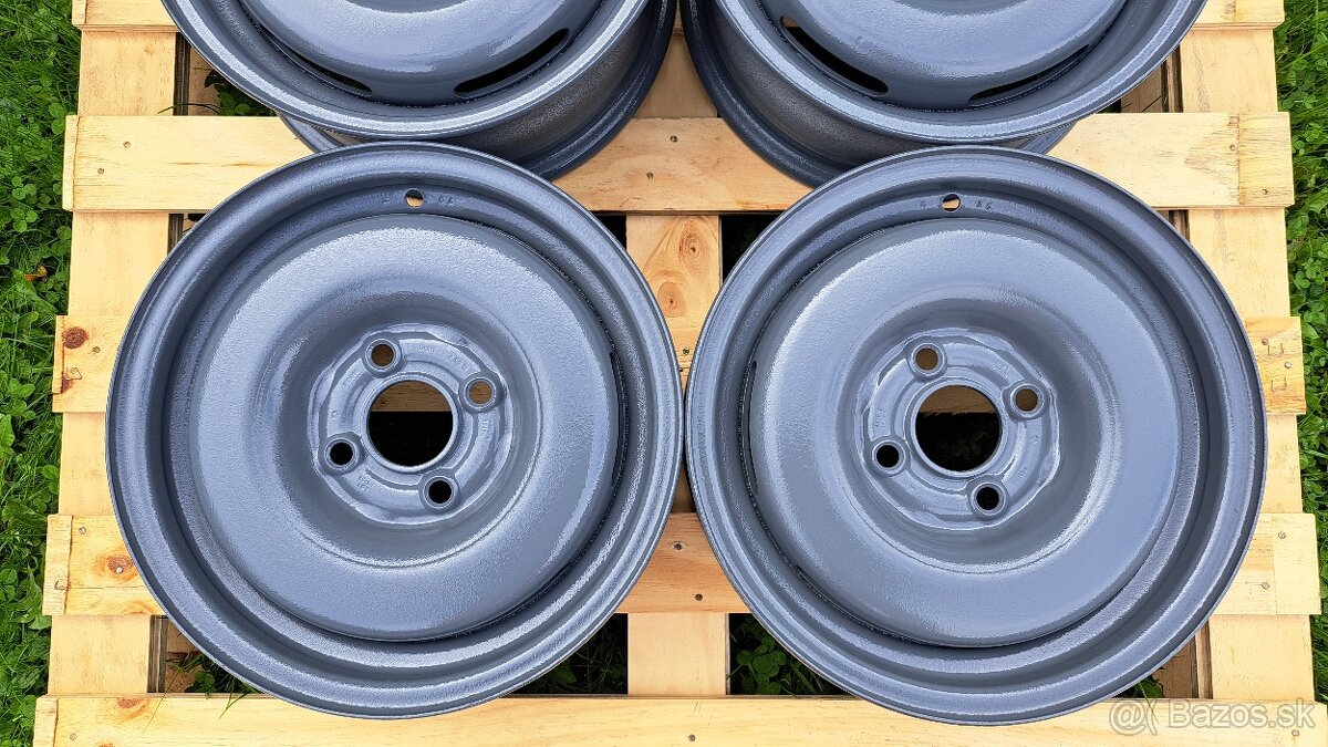 PLECH. DISKY R13 4x100 - VW GOLF, POLO, FELICIA, OPEL CORSA, - 4