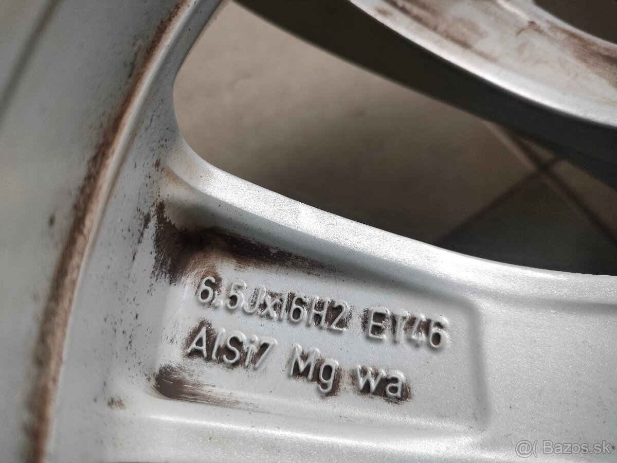 Originál alu disky+pneu Škoda OCTAVIA 6,5Jx16, 5x112 ET46 - 4