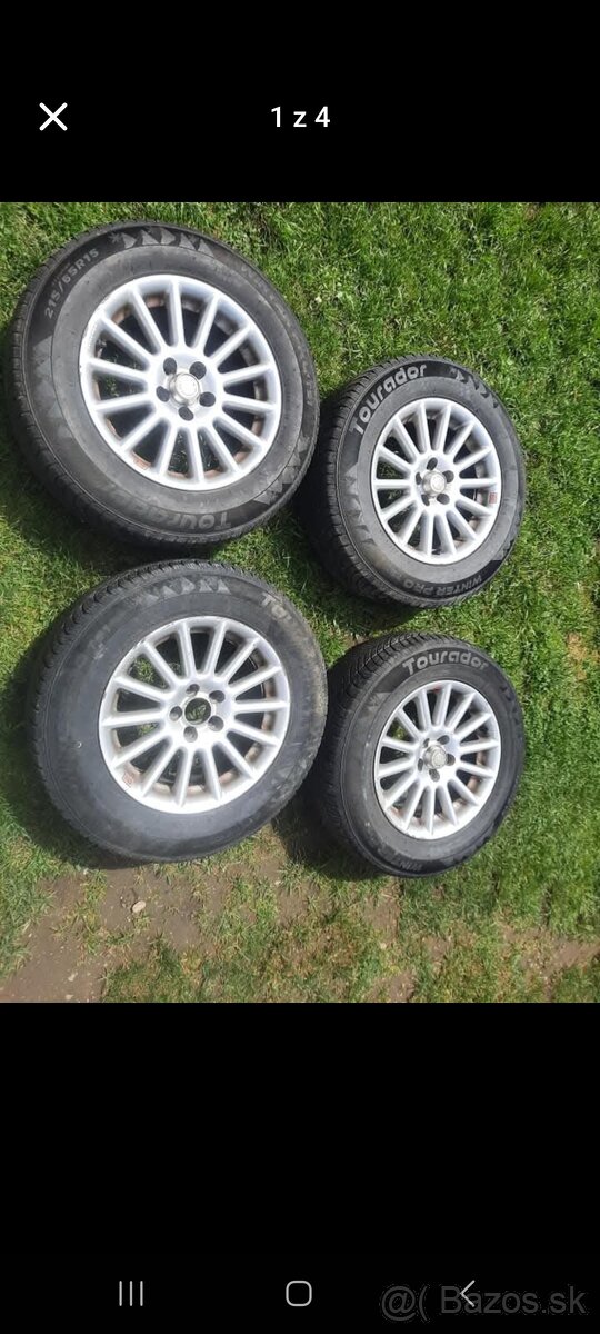 Elektrony 5x108 + zimné pneumatiky Citroen C8, Peugeot 807 - 4