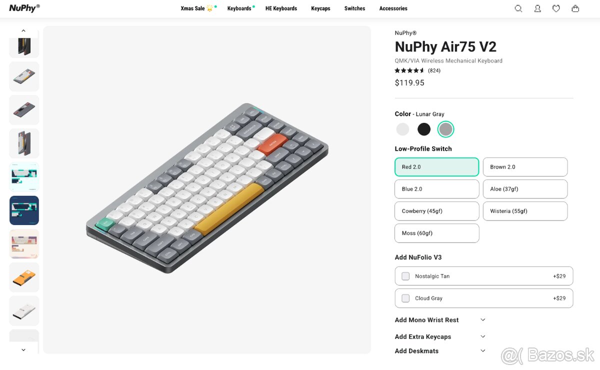 Mechanicka klavesnica NuPhy Air75 V2 - 4
