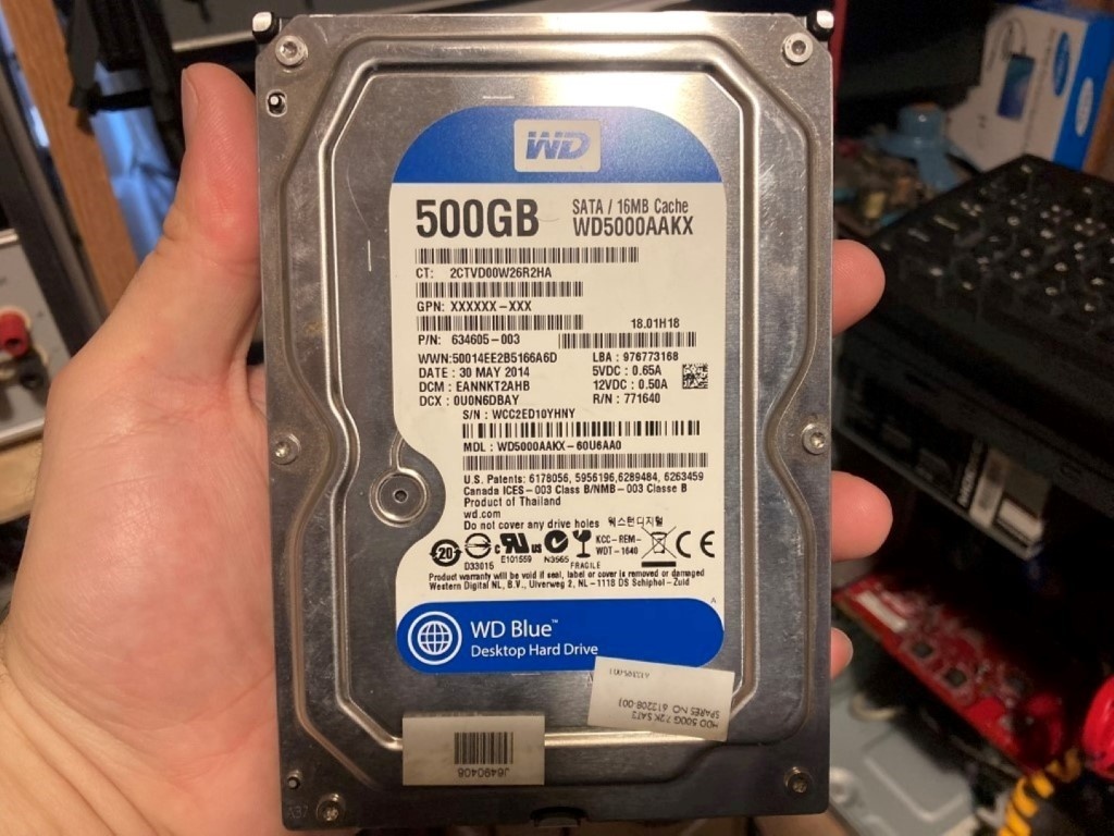 4ks HDD 500GB 160GB - 4