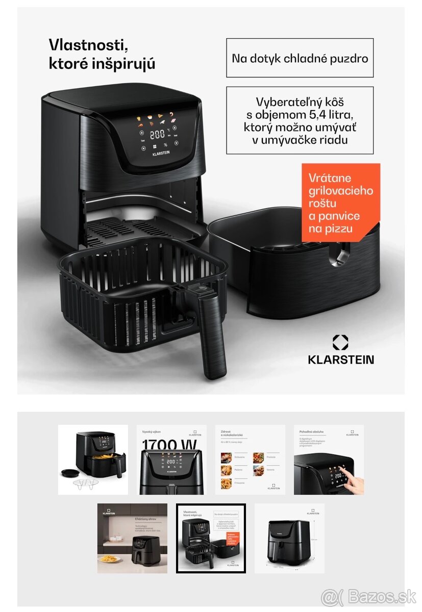 Teplovzdušná fritéza Karlstein - 4