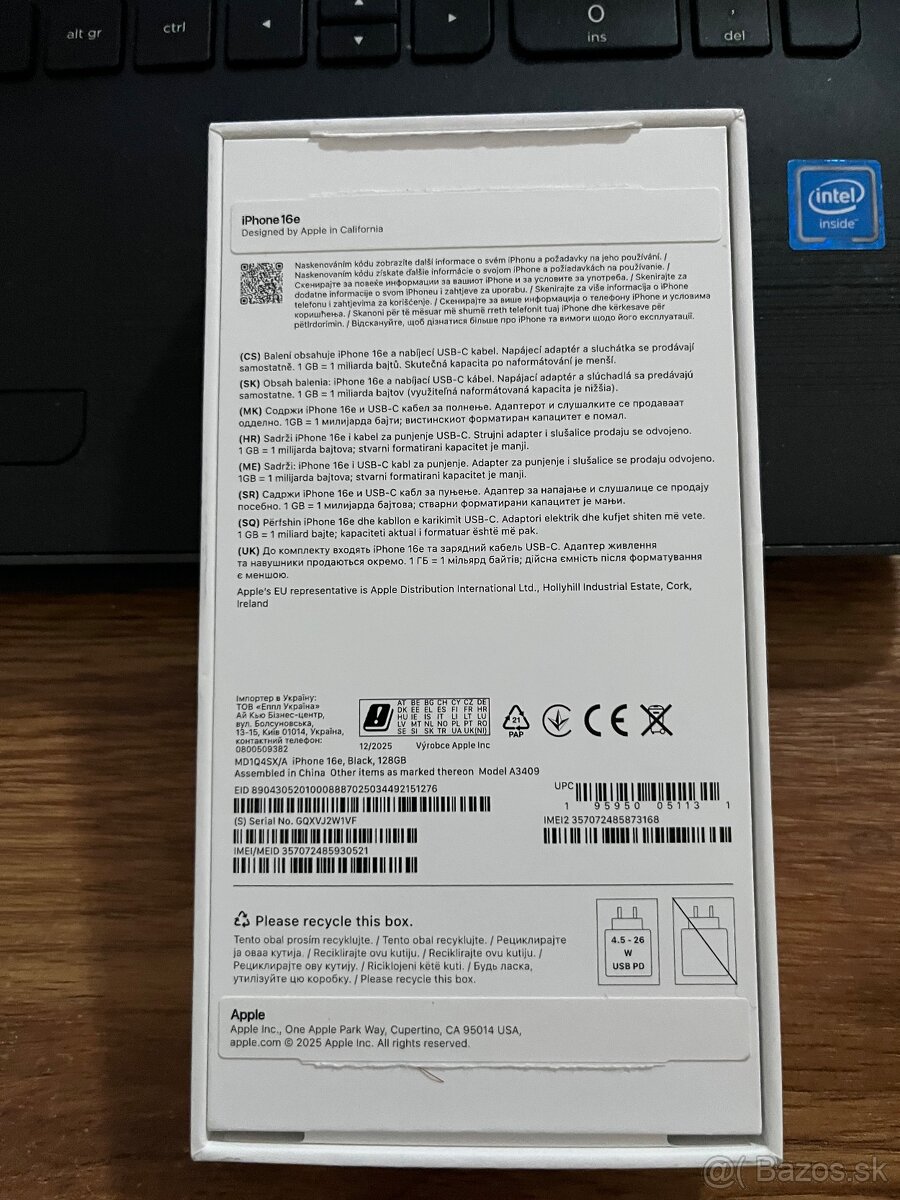 Apple iPhone 16eBlack - 4