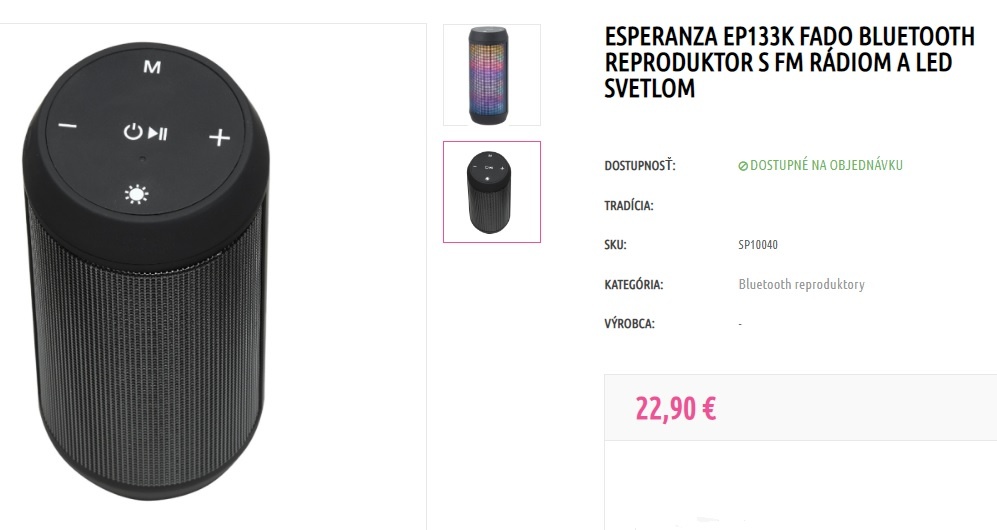 ESPERANZA EP133K-Bluetooth reproduktor - 4