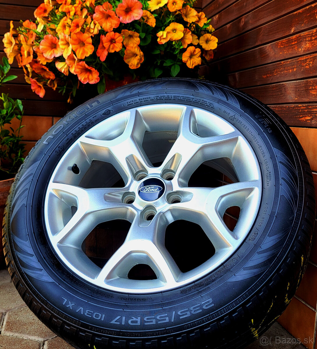 alu R17 5x108, zimné pneu NOKIAN 235/55, orig. Ford KUGA - 4
