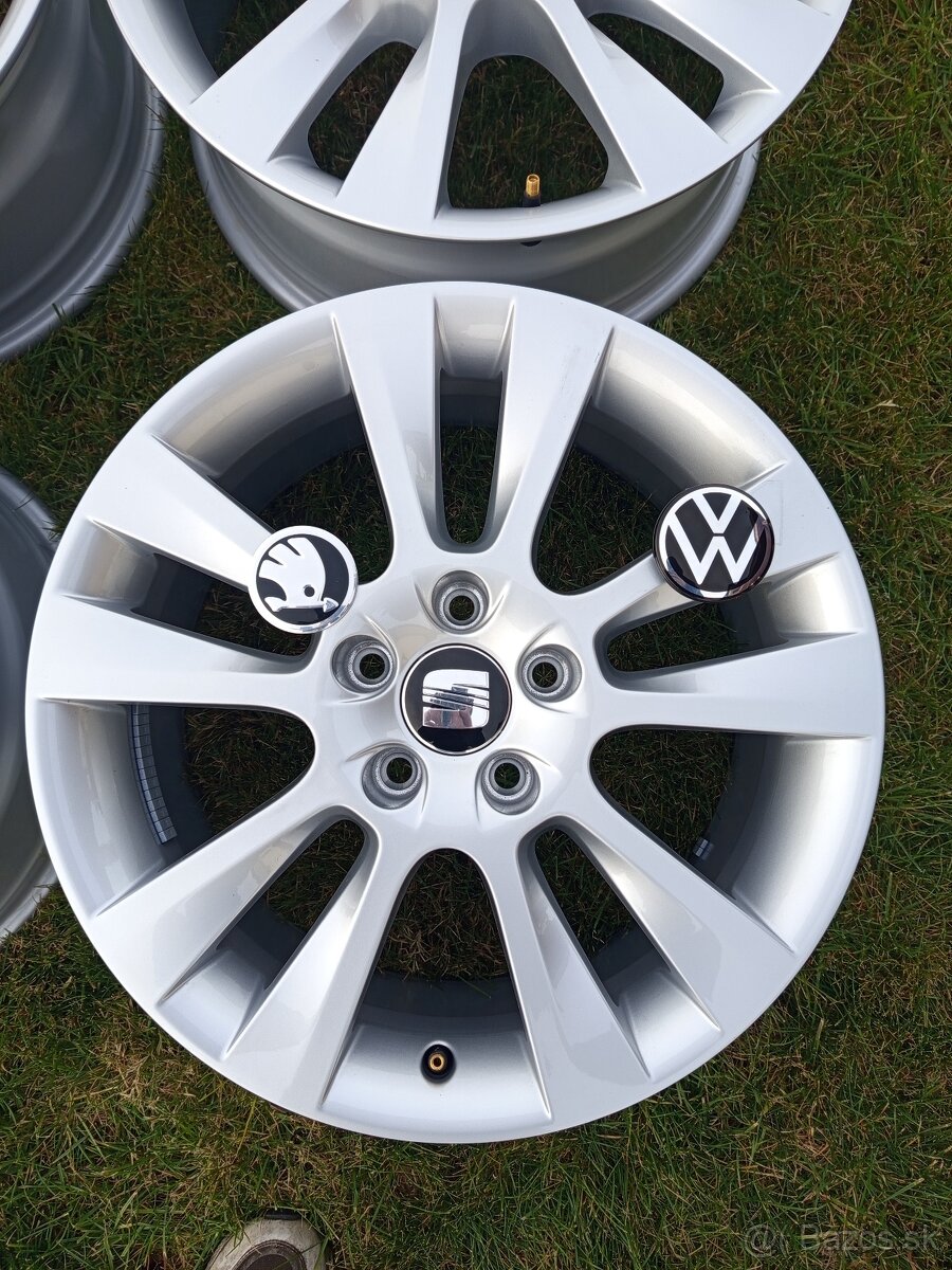 Alu Disky Seat R17 5x112 Et39 7J Škoda Audi Volkswagen - 4