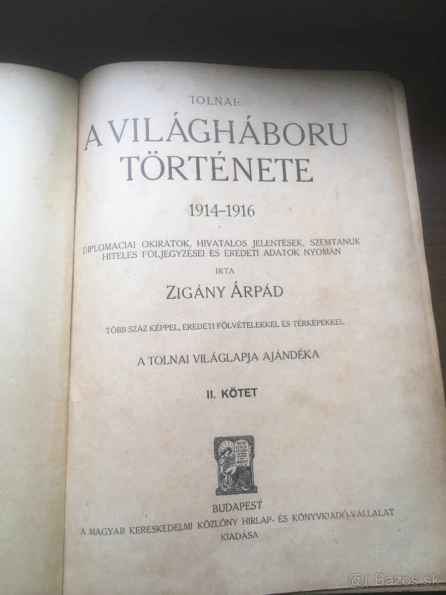 Predám staré maďarské knihy o prvej svetovej vojne - 4