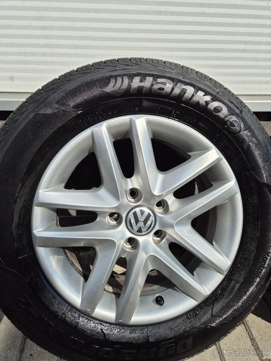 VW Tiguan sada al diskov s letnými pneu - 4