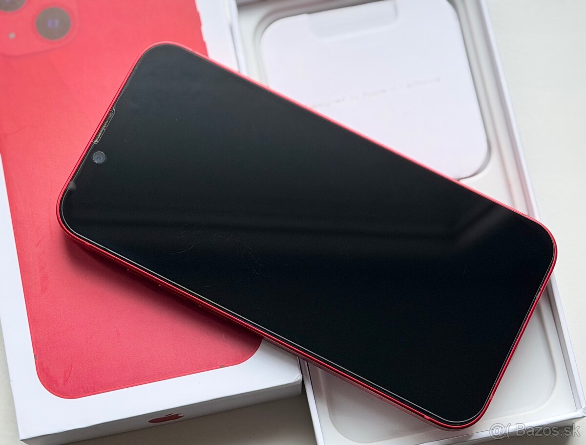 iPhone 13 Red BATERIE 100% TOP - 4