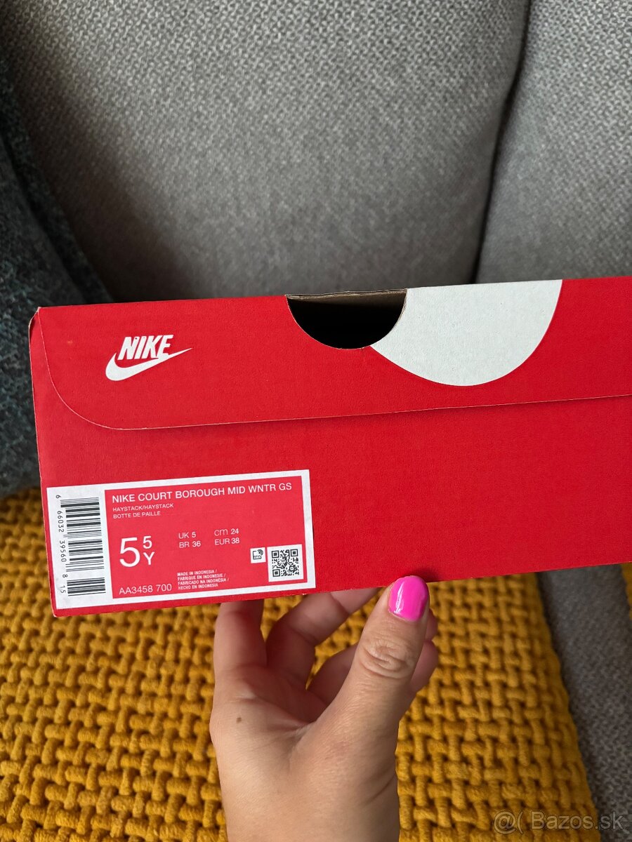 Zimné oteplené botasky Nike 38 - 4