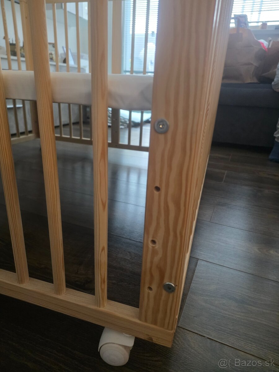 Drevena ohradka pre deti - 105x100 - 4